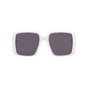 Gucci Square-Frame Injection Sunglasses White Womens